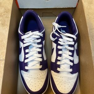 Nike Men’s 2022 Dunk Low - Championship Purple - size 9.5